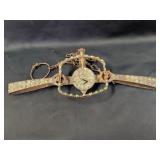 Turquoise studded Victor #4 leg hold trap
