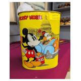 vintage Mickey Mouse trashcan