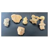 Group of Seven Pre-Columbian Mesoamerican Terracot