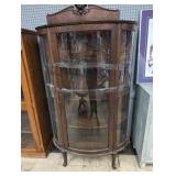 Curved Glass Display Cabinet