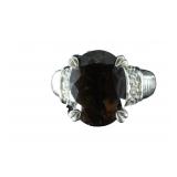 Judith Ripka Smoky Quartz Ring