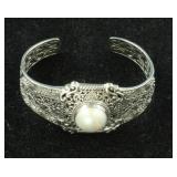 Sarda Sterling Mabe Pearl Bracelet