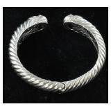 Robert Manse "Bali" Sterling 18K Black Onyx Bracel