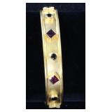 Dina Mackney Designs Amethyst & Black Onyx Bracele