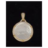 Judith Ripka Ventian Glass Pendant/Enhancder