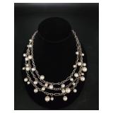 David Yurman Triple Strand Pearl Necklace