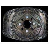 Native American Style Sterling Cuff Bracelet