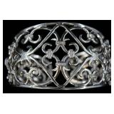 Steling Cubic Zirconia Cuff Bracelet