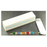 Tagliamonte Venetian Glass Ruby & Pearl Bracelet