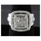 10K Diamond Cocktail Ring