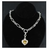 Judith Ripka Sterling Citrine & Cubic Zirconia Pen