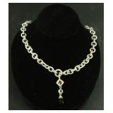 Judith Ripka Sterling Ruby, Onyx, Smoky Quartz Pen