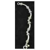 David Wiser Sterling 18K Bracelet
