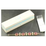 Tagliamonte Venetian Cameo, Ruby & Pearl Bracelet