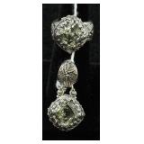 Sarda Sterling Prasiolite Ring & Pedant/Enhancer