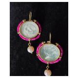 Tagliamonte Venetian Cameo Earrings
