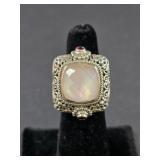 Sarda Sterling Quartz & Topaz Ring