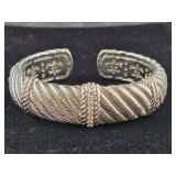 Judith Ripka Sterling & Cubic Zirconia Bracelet