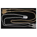 Two St. John Lariat Style Necklaces