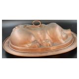 Marin France "Maialino" Two-Piece Pig Serving Tray