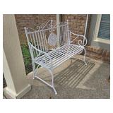 Aluminum Folding Bench, Two Folding Outdoor