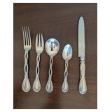 Puiforcat Sterling Silver "Royal" Pattern Five-Pie