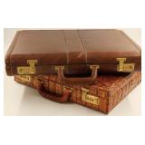 Vintage Crocodile & Leather Briefcases