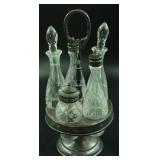 Victorian Silverplate Castor Set