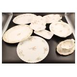 Eight Pieces of  Haviland China