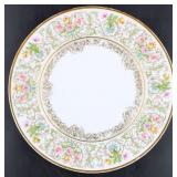Twelve French 8.5" Diameter Plates