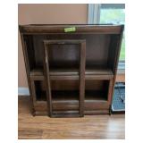 Two-Section Oak Barrister Bookcase;(Needs Repair