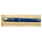 Parker ï¿½Slimfoldï¿½ Blue Resin Fountain Pen
