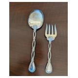 Puiforcat Sterling Silver "Royal" Pattern Salad se