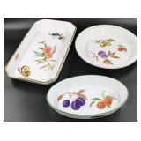 Royal Worcester "Evesham Vale" 11 Baking Dishes