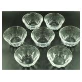 Seven Saint-Louis Crystal Finger Bowls