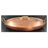 Bridge Kitchenware French Hammered Copper 14" Diam