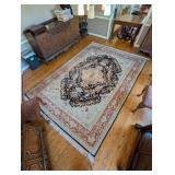 Persian Tabriz Bird & Floral Rug; Approx. 8