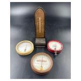 Collection of Four Advertising Thermometers includ