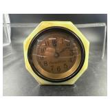 Cadillac Slag Glass Electric Desk Clock