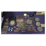 Assorted Collection of Industrial Nameplates, Tags