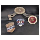 Assorted Automotive Club Grille Badges and Fratern