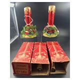 Lot of Five Electric Window Candles with Original