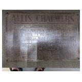 Allis-Chalmers Mfg. Co. Synchronous Motor Metal Da