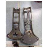 Cast Iron Star Flagpole Brackets Set of Two