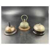 Collection of Three Assorted Call and Desk Bells I
