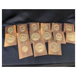 Collection of United States Presidential Bronze Me