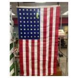 48 Star American Flag Printed Cotton Textile
