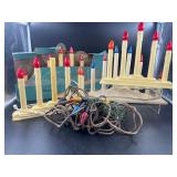 Ever-Lite Plastic Window Candelier Christmas Candl