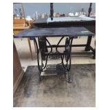 White Cast Iron Sewing Machine Base Table with Cus