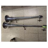 Pair of Buell Manufacturing Co. Chrome Trombone Ai